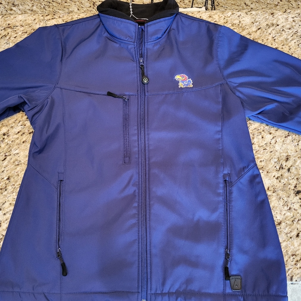 NWOT Ladies large University of Kansas lightweight coat.